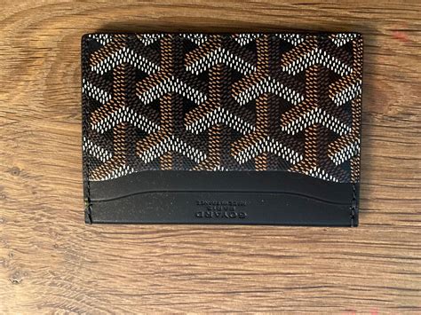 goyard wallet card holder|goyard card holder retail price.